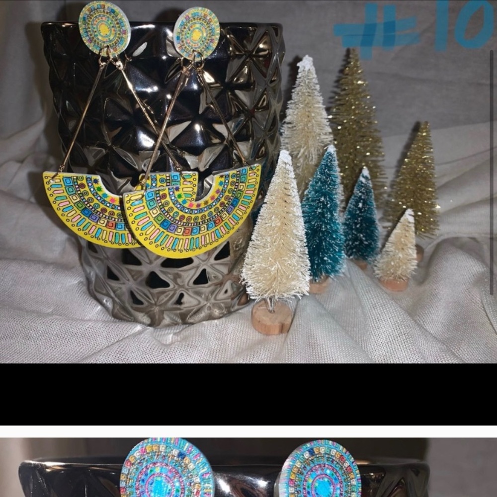 3 pairs earrings